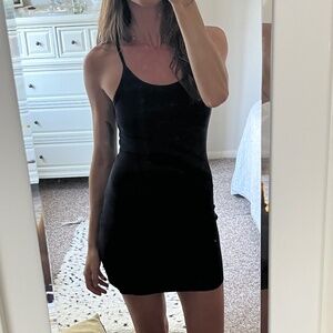 ETERNE ribbed tank cotton/modal mini dress
